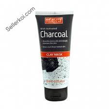 Beauty Formulas With Activated Charcoal Clay Mask (100ml)